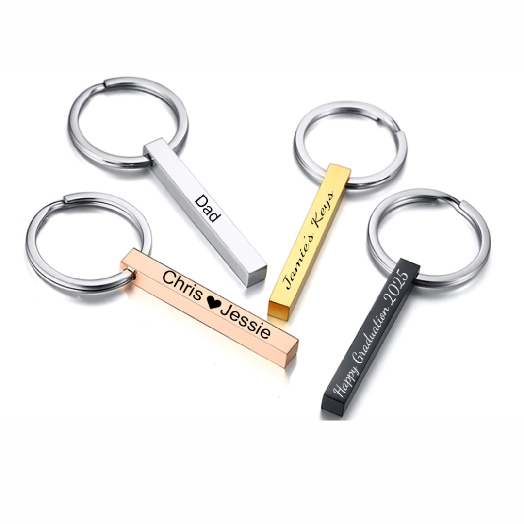 Personalized Bar Keychain