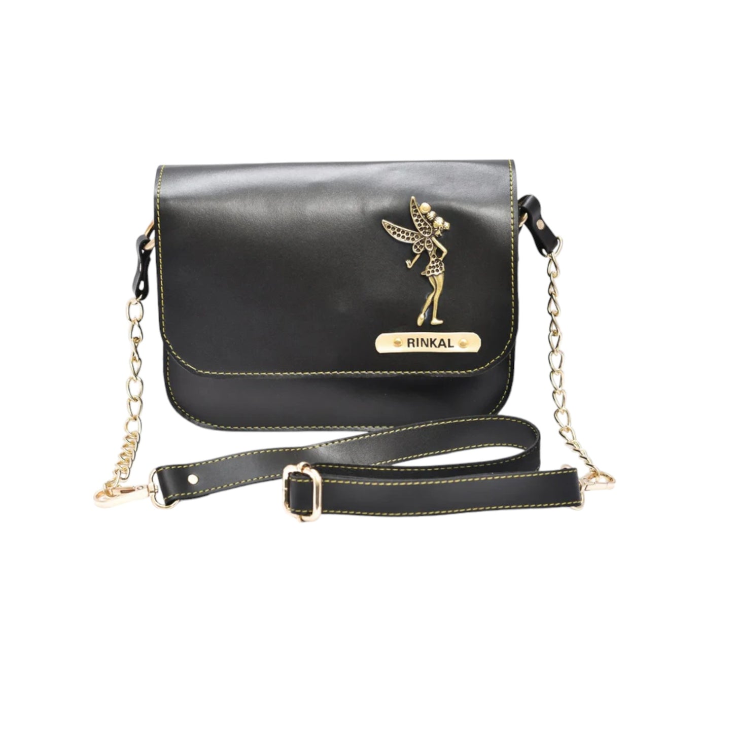 Personalized Ladies Sling Bag - Black