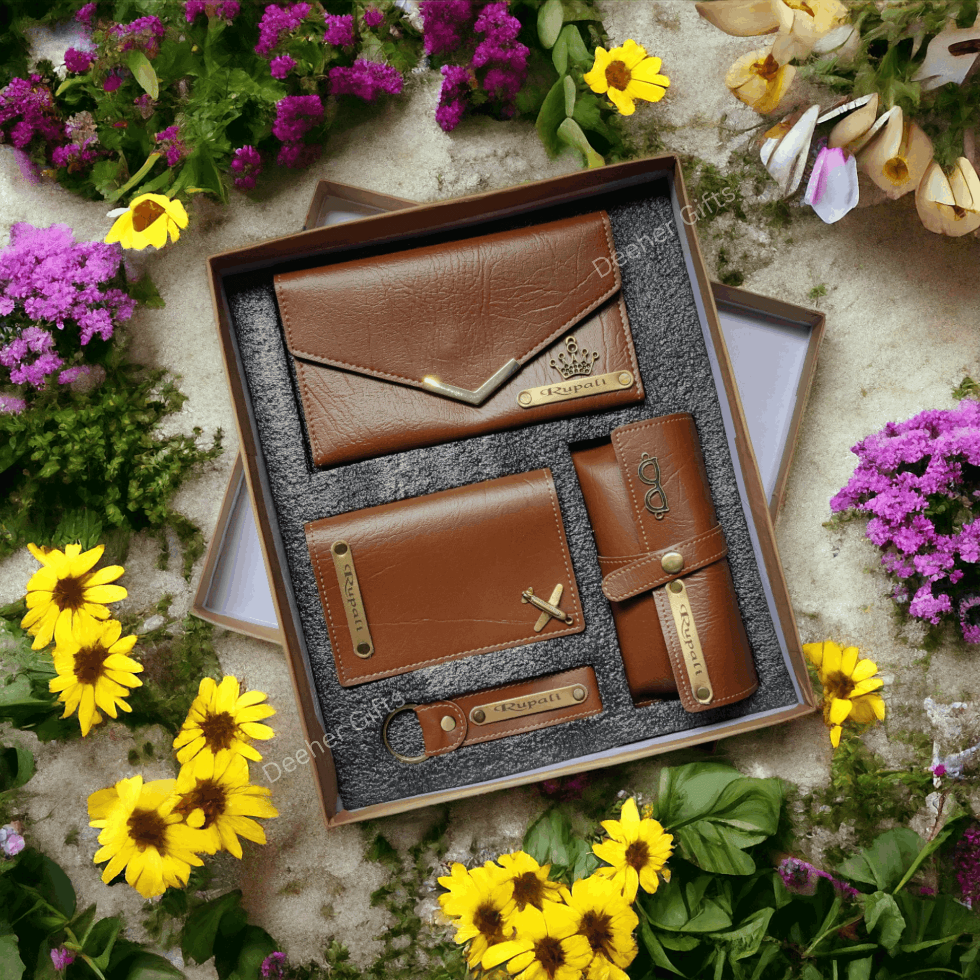 Personalized Women's Premium Combo Set Tan