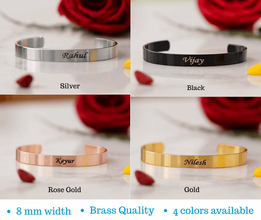Personalized Brass Kada