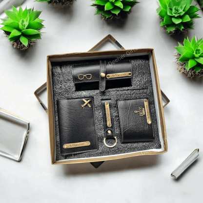 Personalized Men's Premium Combo Set of 4 - Black